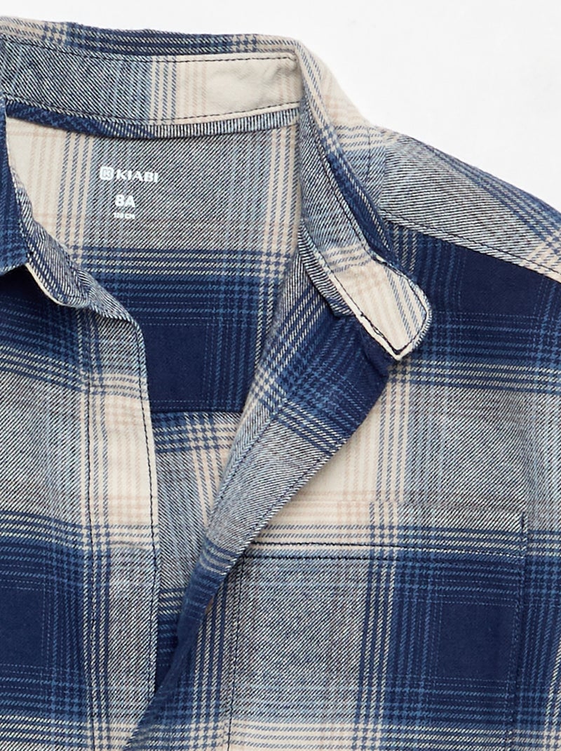 Camicia a quadri - collezione facile da indossare Blu - Kiabi
