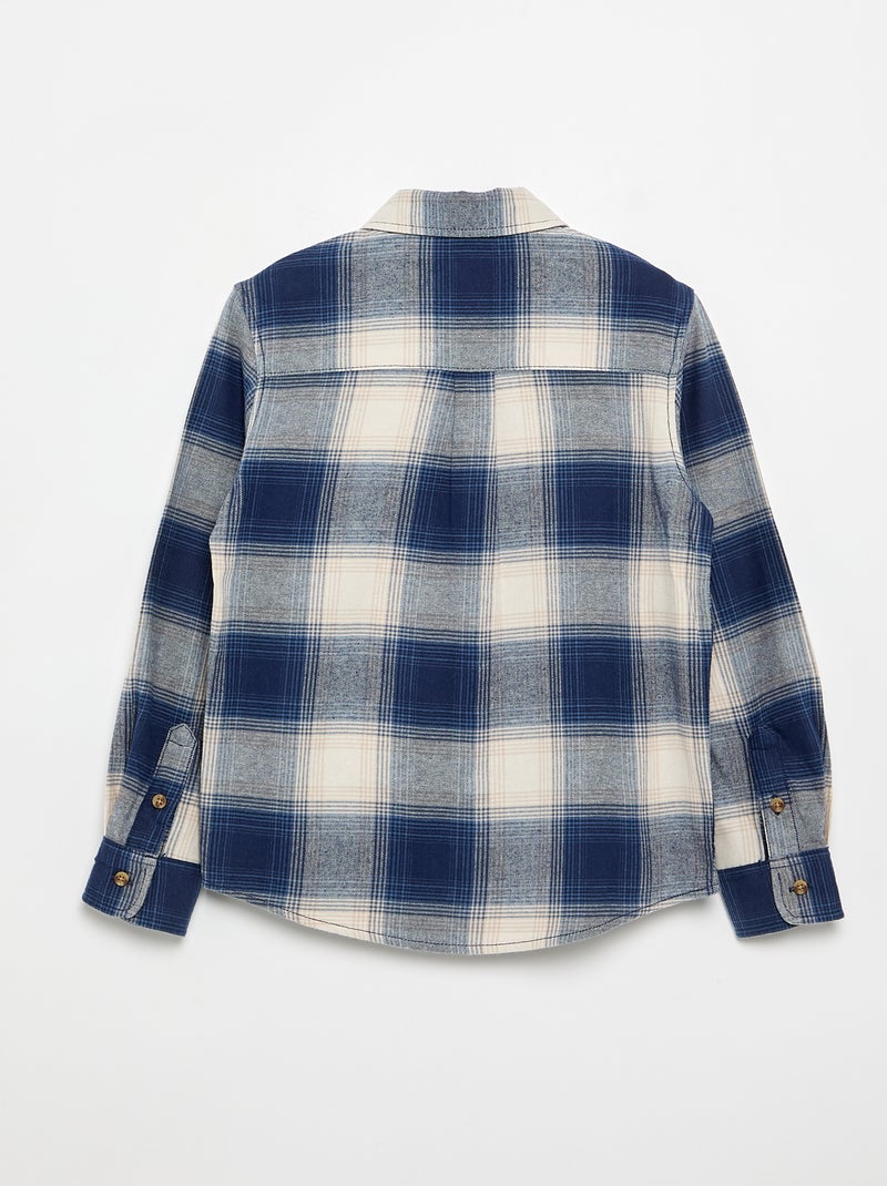 Camicia a quadri - collezione facile da indossare Blu - Kiabi
