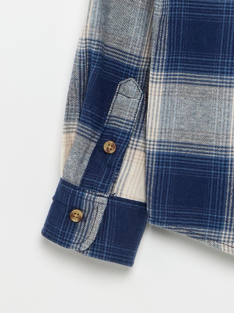 Camicia a quadri - collezione facile da indossare Blu - Kiabi