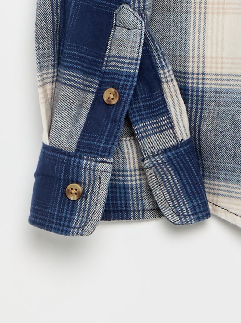 Camicia a quadri - collezione facile da indossare Blu - Kiabi