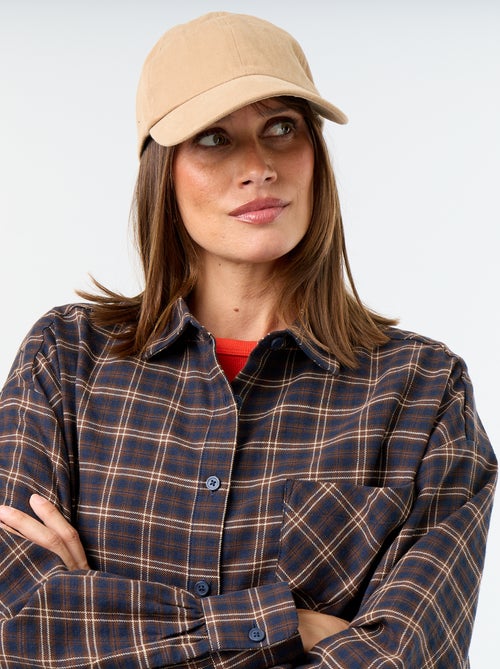 Camicia a quadri a maniche lunghe - Kiabi