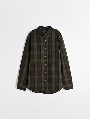 Camicia a quadri a maniche lunghe, MO Fashion