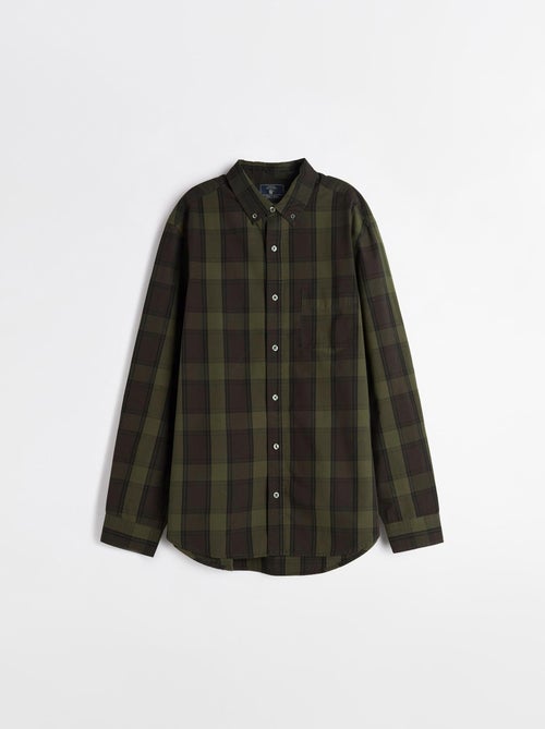 Camicia a quadri a maniche lunghe, MO Fashion - Kiabi Camicia a quadri a maniche lunghe, MO Fashion - Kiabi