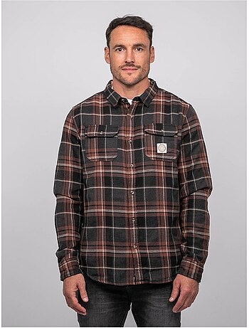 Camicia a quadri a maniche lunghe torilou