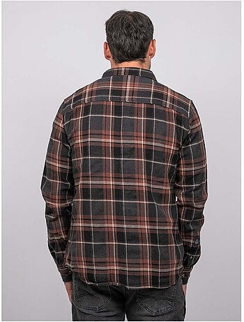 Camicia a quadri a maniche lunghe torilou