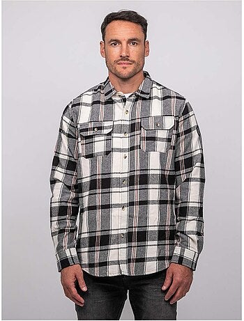 Camicia a quadri a maniche lunghe toxfeat