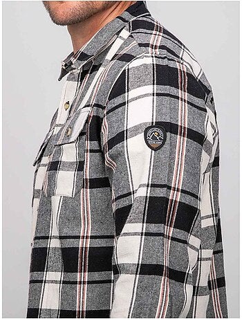 Camicia a quadri a maniche lunghe toxfeat