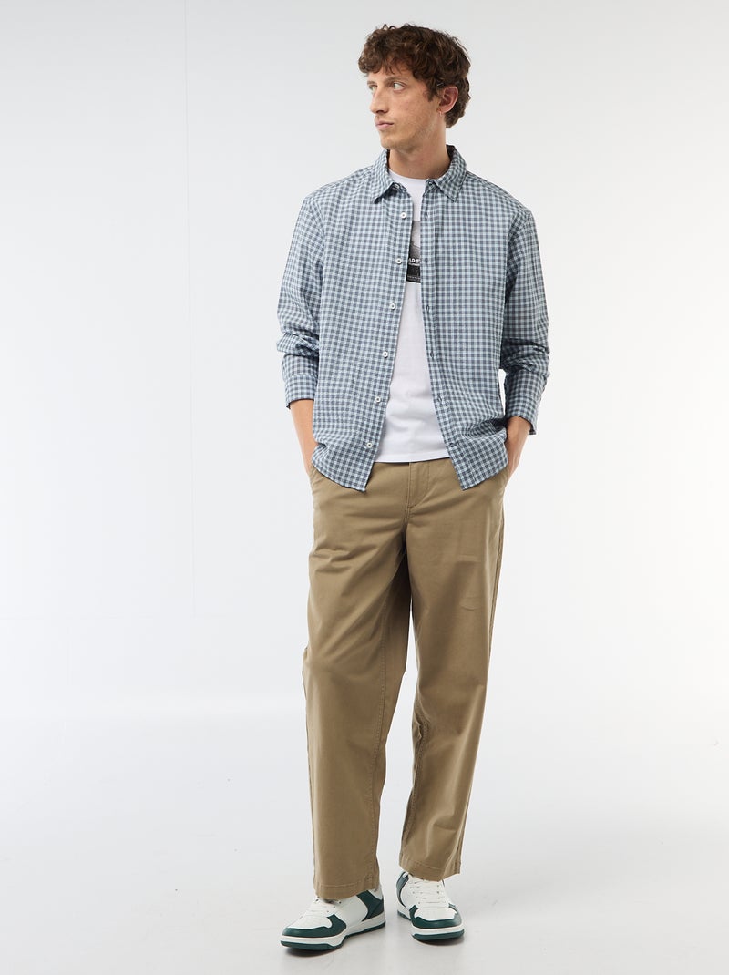 Camicia a quadri Blu - Kiabi
