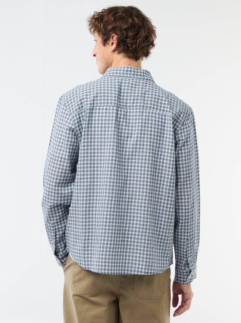 Camicia a quadri Blu - Kiabi
