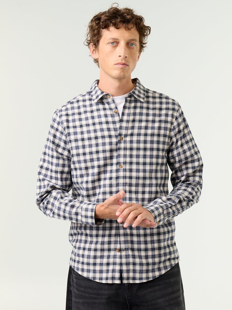 Camicia a quadri Blu - Kiabi