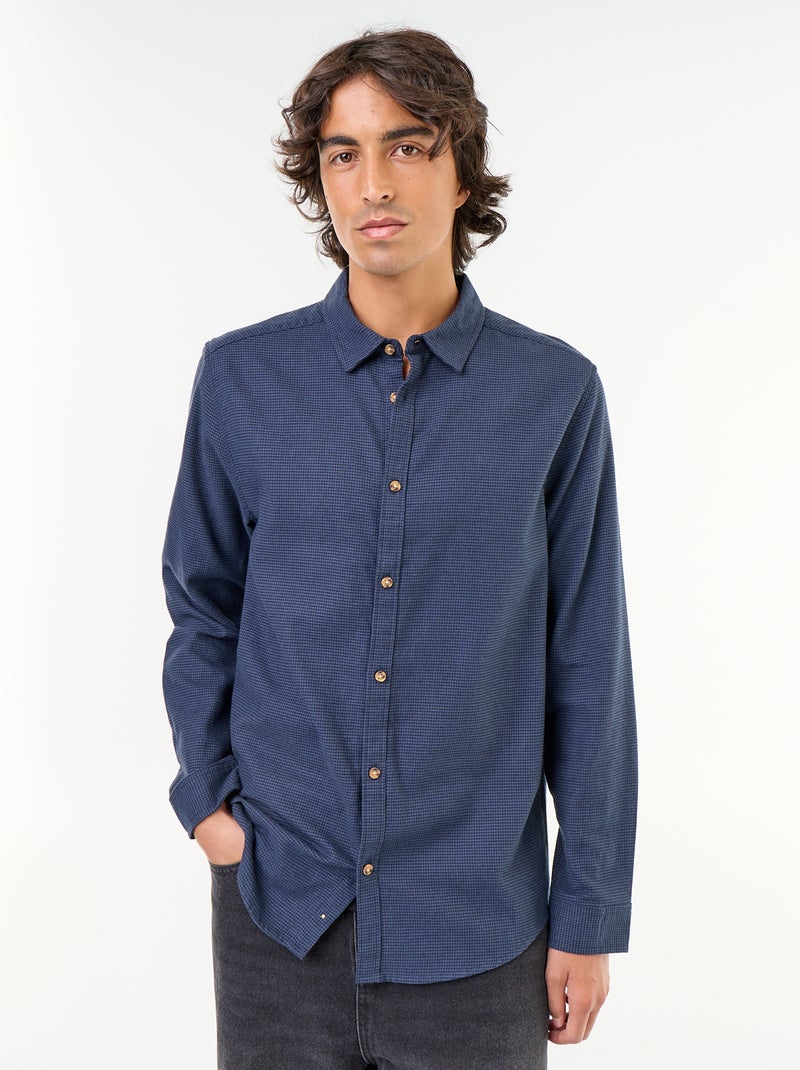 Camicia a quadri Blu - Kiabi