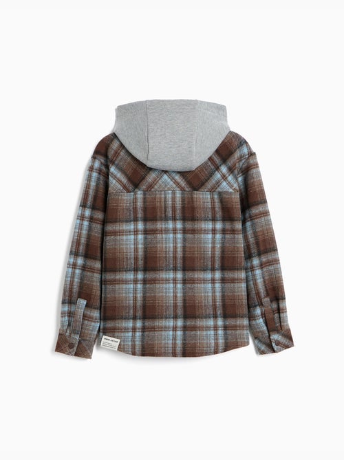 Camicia a quadri con cappuccio, mo fashion - Kiabi