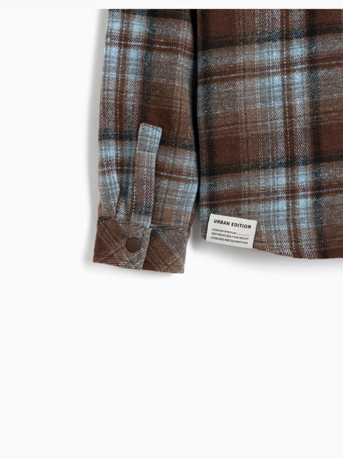 Camicia a quadri con cappuccio, mo fashion - Kiabi