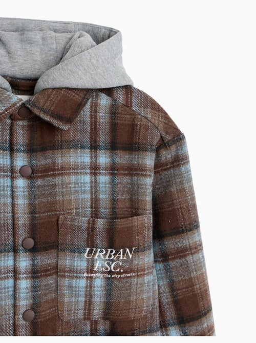 Camicia a quadri con cappuccio, mo fashion - Kiabi