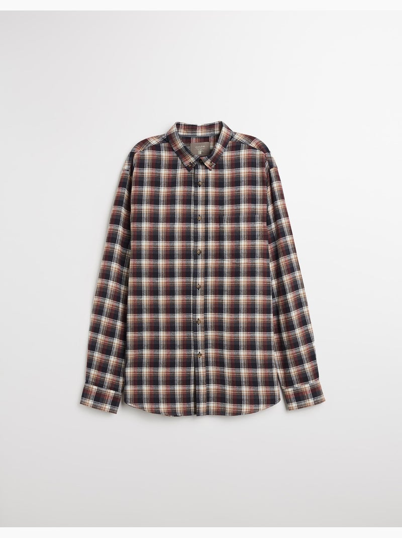 Camicia a quadri di flanella, MO Fashion Beige - Kiabi