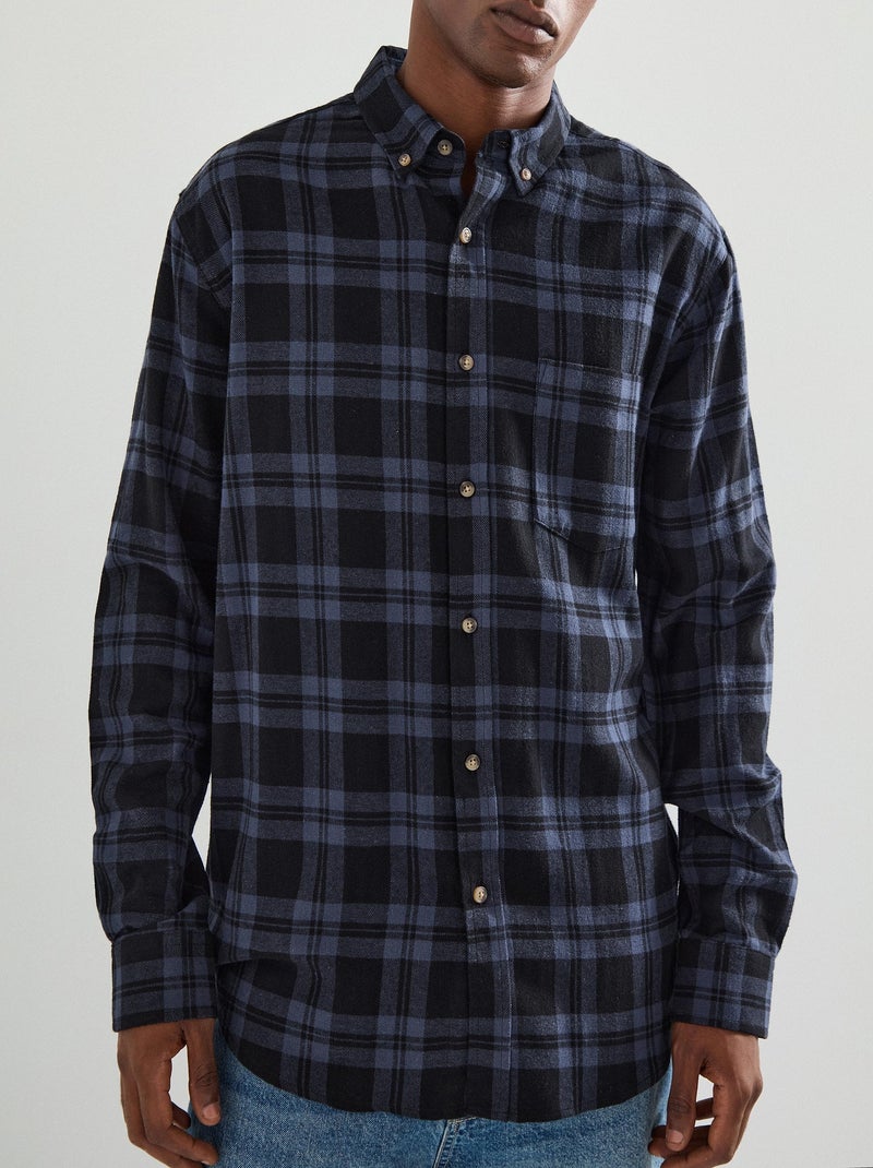 Camicia a quadri di flanella, MO Fashion Blu - Kiabi