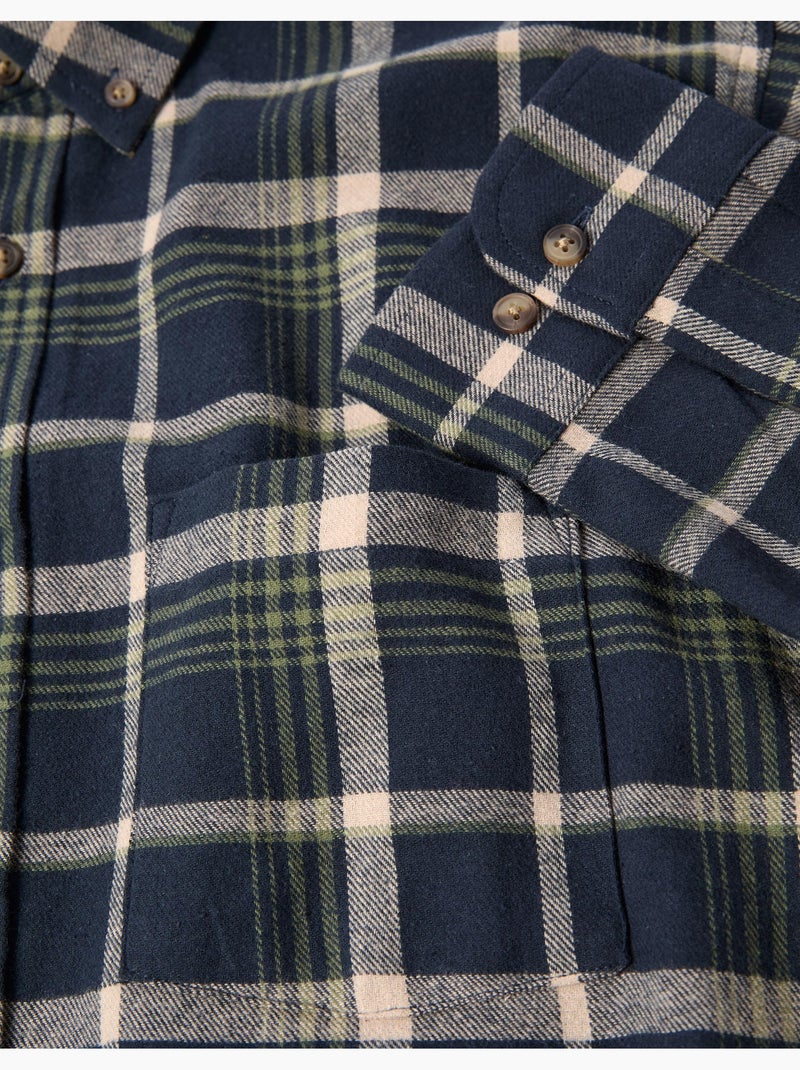 Camicia a quadri di flanella, mo fashion Blu - Kiabi