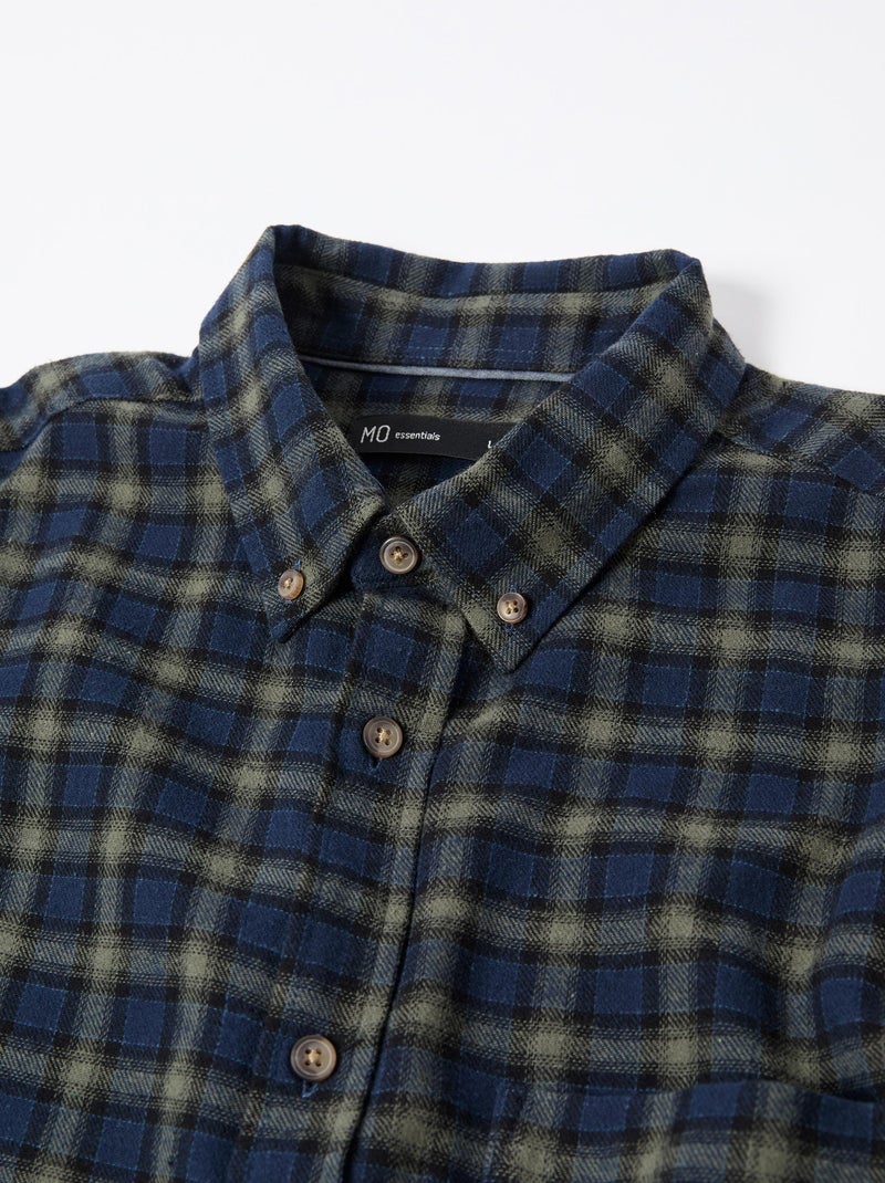 Camicia a quadri di flanella, MO Fashion Blu - Kiabi