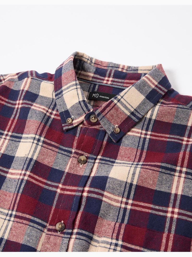 Camicia a quadri di flanella, MO Fashion Rosso - Kiabi
