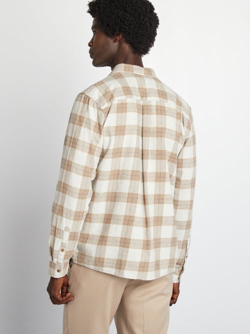 Camicia a quadri in flanella - Kiabi
