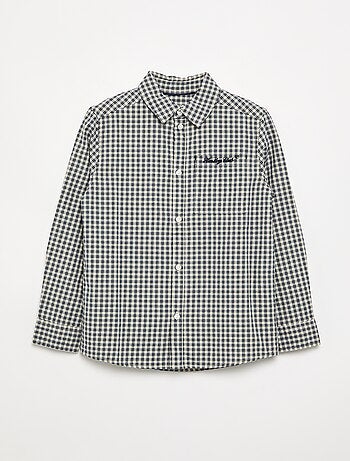 Camicia a quadri in flanella