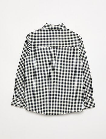 Camicia a quadri in flanella