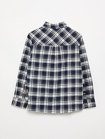 Camicia a quadri in flanella