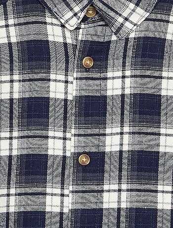 Camicia a quadri in flanella