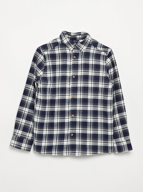 Camicia a quadri in flanella - Kiabi