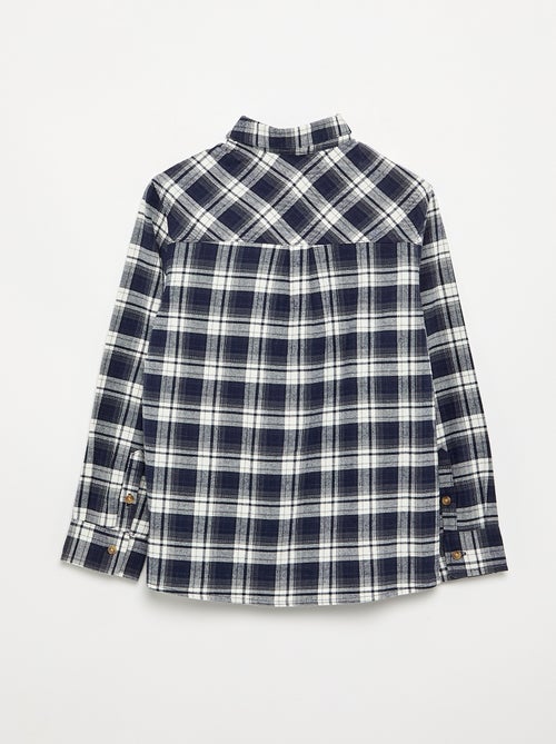 Camicia a quadri in flanella - Kiabi