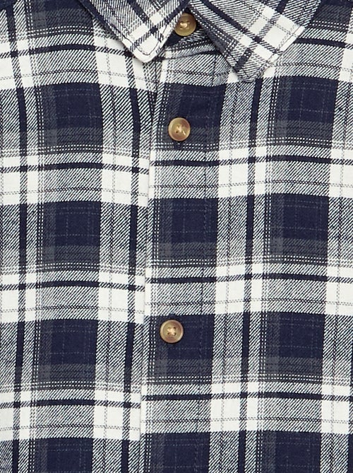 Camicia a quadri in flanella - Kiabi