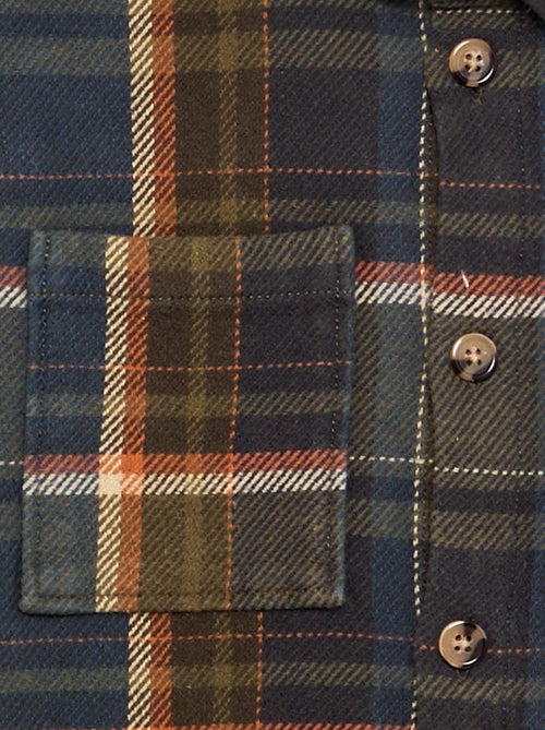 Camicia a quadri in flanella con cappuccio - Kiabi Camicia a quadri in flanella con cappuccio - Kiabi