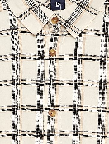 Camicia a quadri in flanella