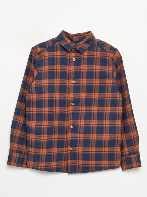 Camicia a quadri in flanella - Kiabi