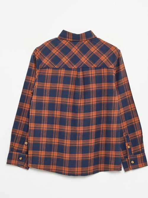 Camicia a quadri in flanella - Kiabi