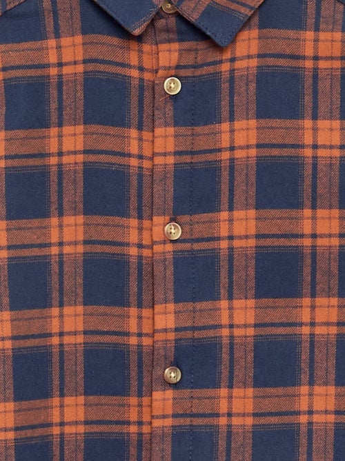 Camicia a quadri in flanella - Kiabi