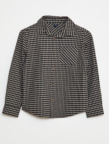 Camicia a quadri in flanella