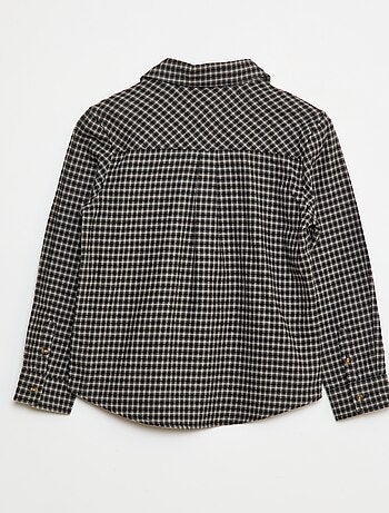 Camicia a quadri in flanella