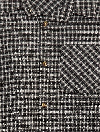 Camicia a quadri in flanella