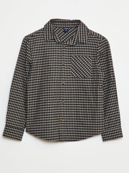 Camicia a quadri in flanella - Kiabi Camicia a quadri in flanella - Kiabi