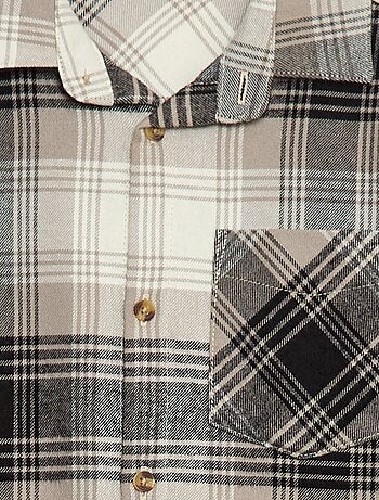 Camicia a quadri in flanella