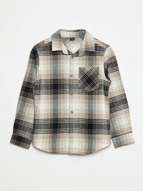Camicia a quadri in flanella - Kiabi Camicia a quadri in flanella - Kiabi