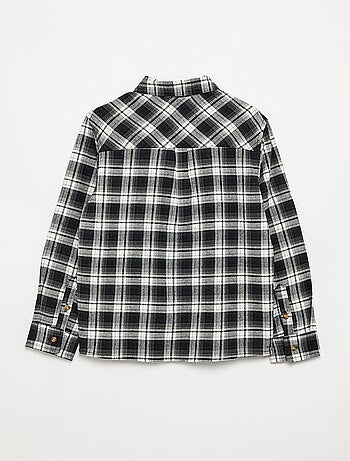 Camicia a quadri in flanella