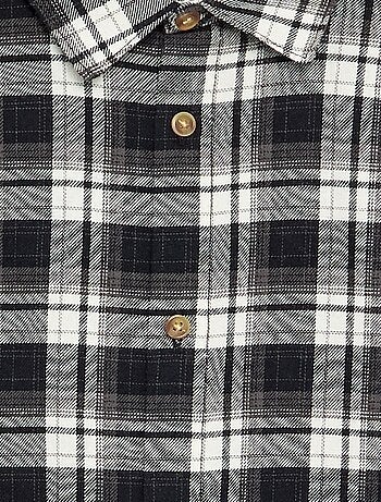 Camicia a quadri in flanella