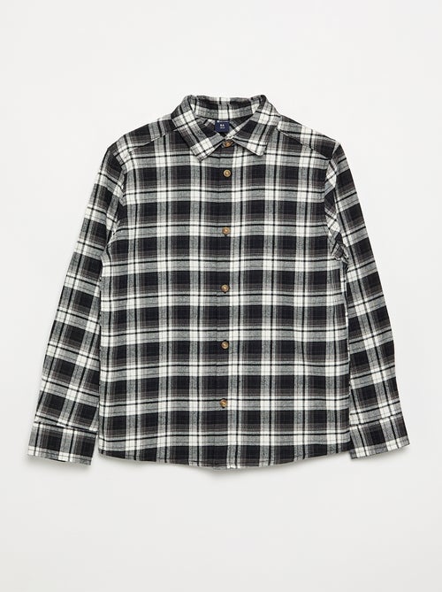 Camicia a quadri in flanella - Kiabi