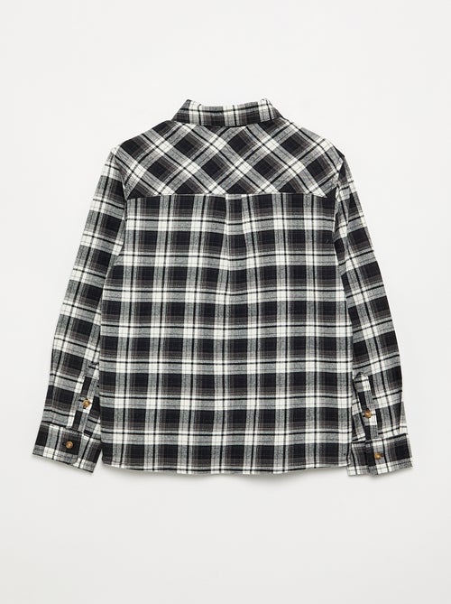 Camicia a quadri in flanella - Kiabi