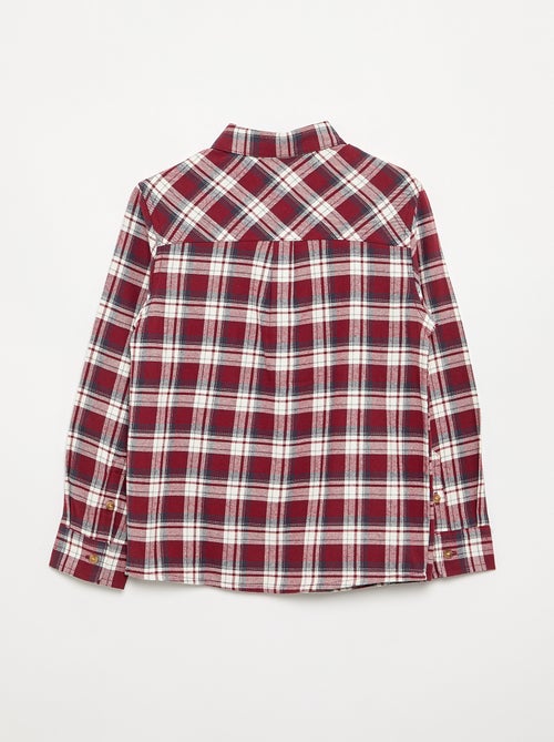 Camicia a quadri in flanella - Kiabi