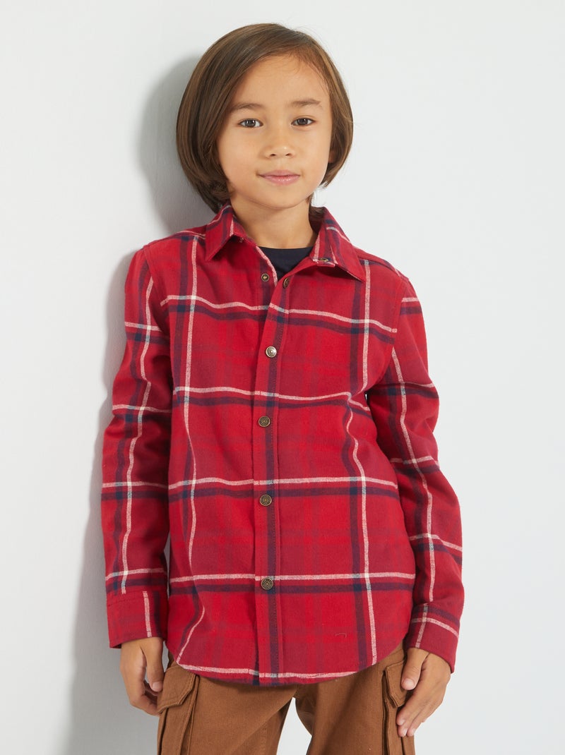Woolrich Camicia a Quadri Flanella Nero 126759-CFWWSI0169FRUT31045305/FW23 su Progetto Seta