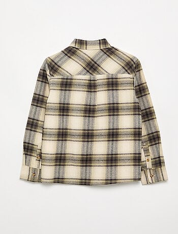 Camicia a quadri in flanella