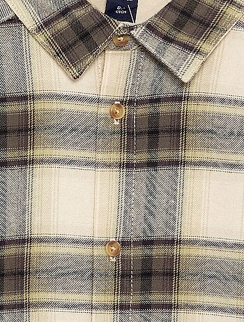 Camicia a quadri in flanella